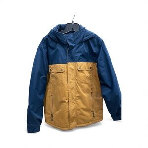 Swiss Tech Blue and Tan Jacket
